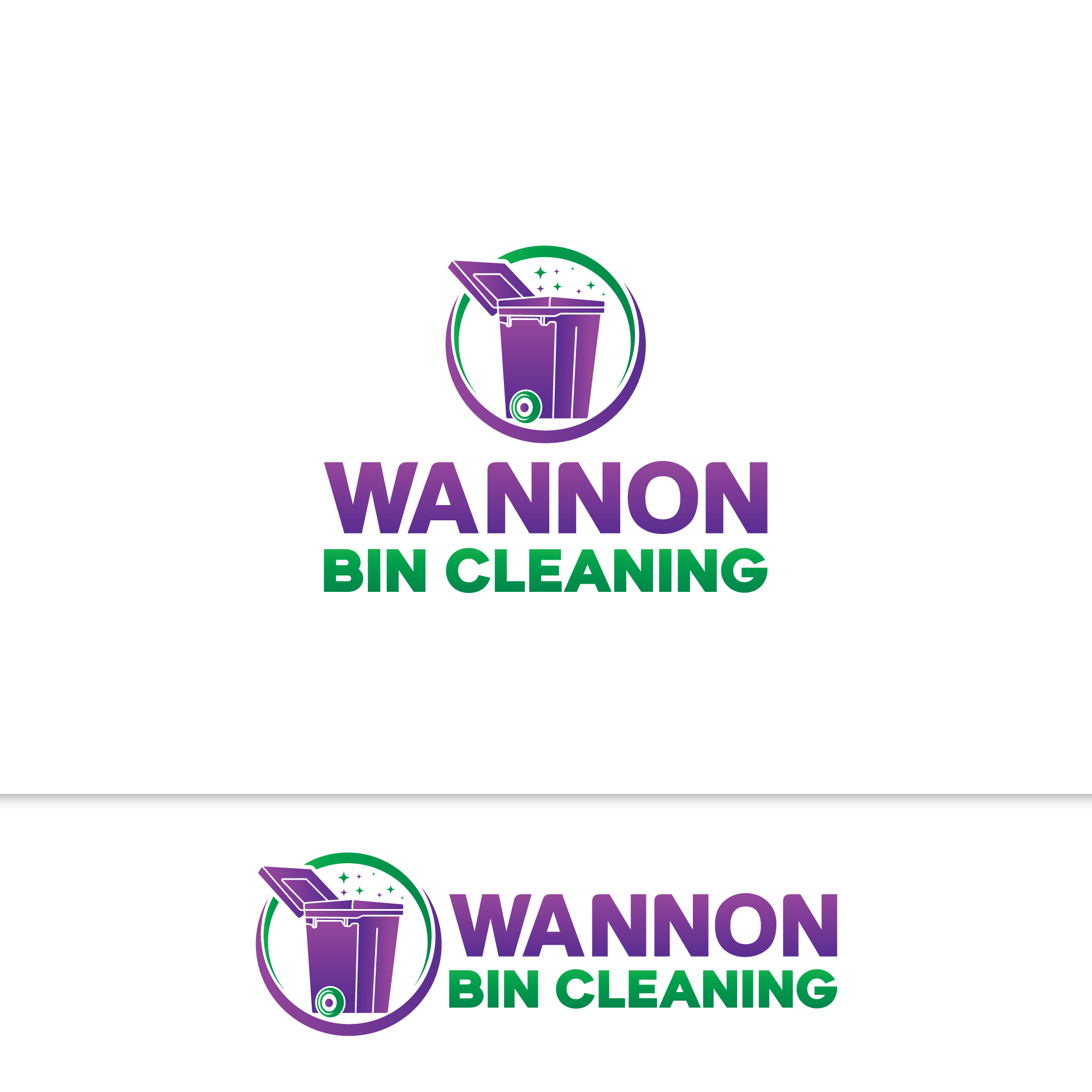 Logo Design by Pilot_DesignR™ for Wannon Bin Cleaning  | Design #35242664