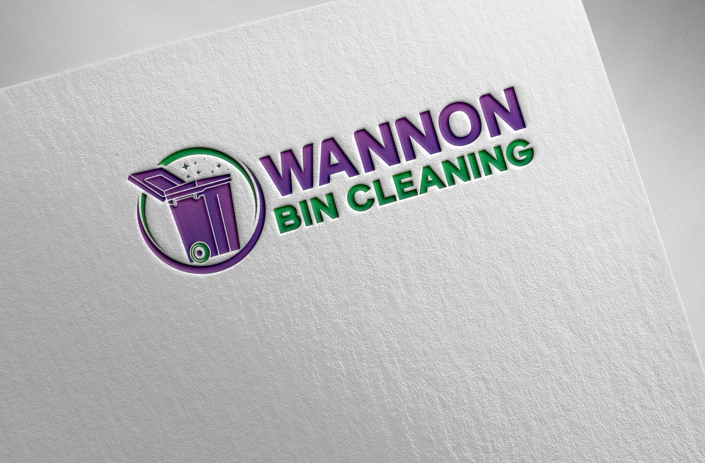 Logo Design by Pilot_DesignR™ for Wannon Bin Cleaning  | Design #35242666