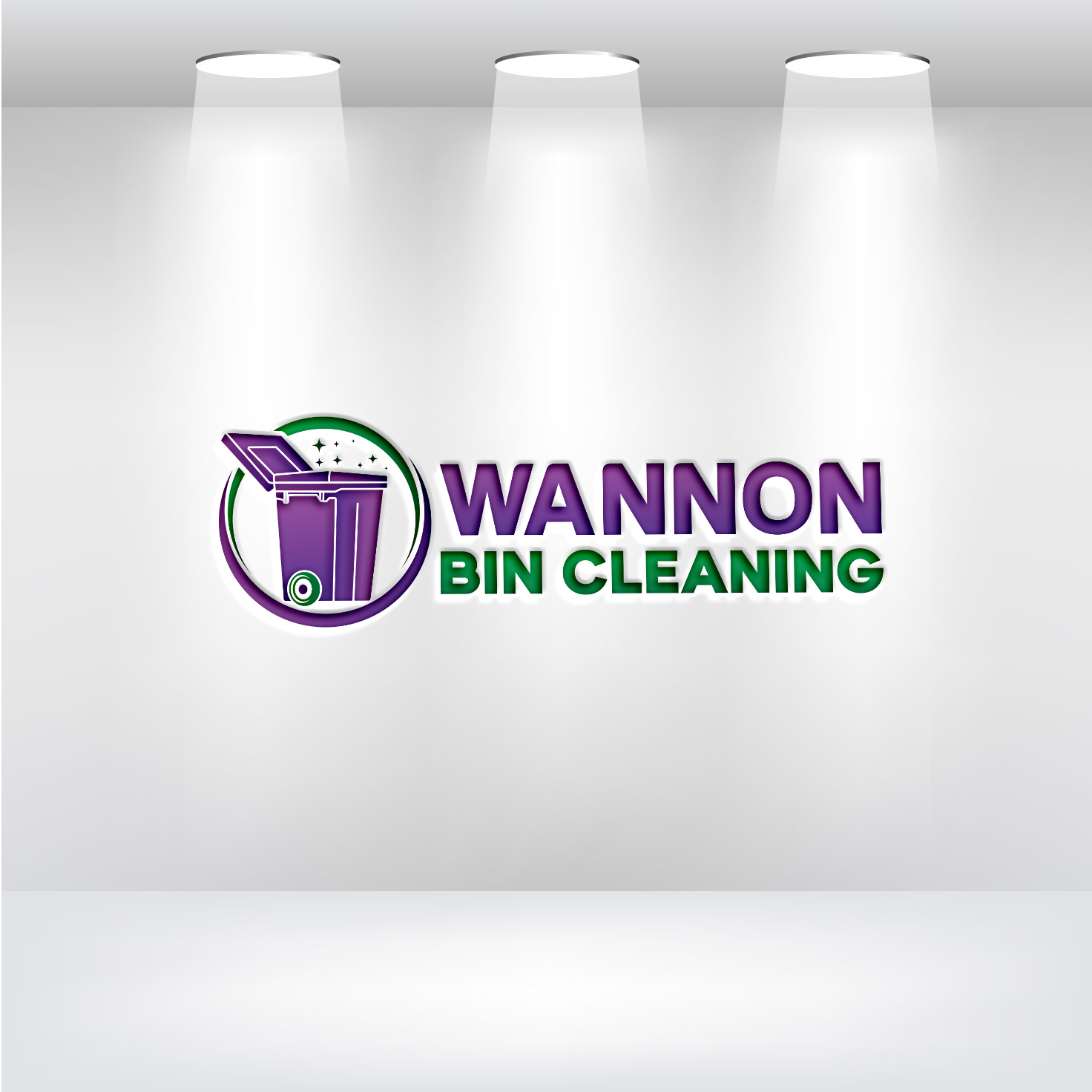 Logo Design by Pilot_DesignR™ for Wannon Bin Cleaning  | Design #35242667