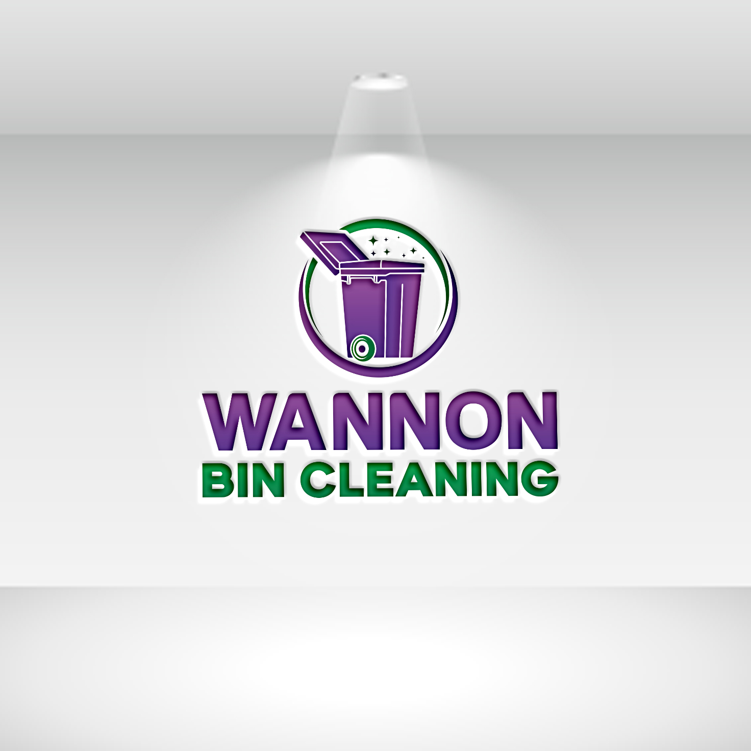 Logo Design by Pilot_DesignR™ for Wannon Bin Cleaning  | Design #35242668