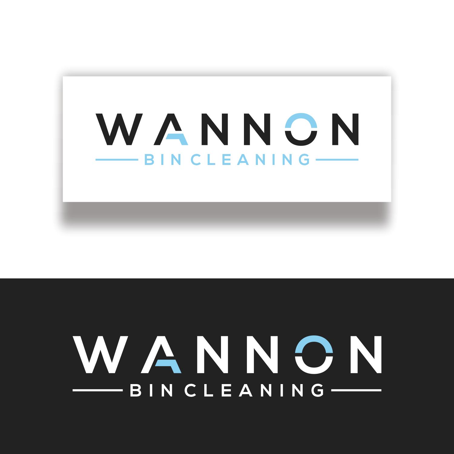 Logo Design by Solikin Design for Wannon Bin Cleaning  | Design #35245922