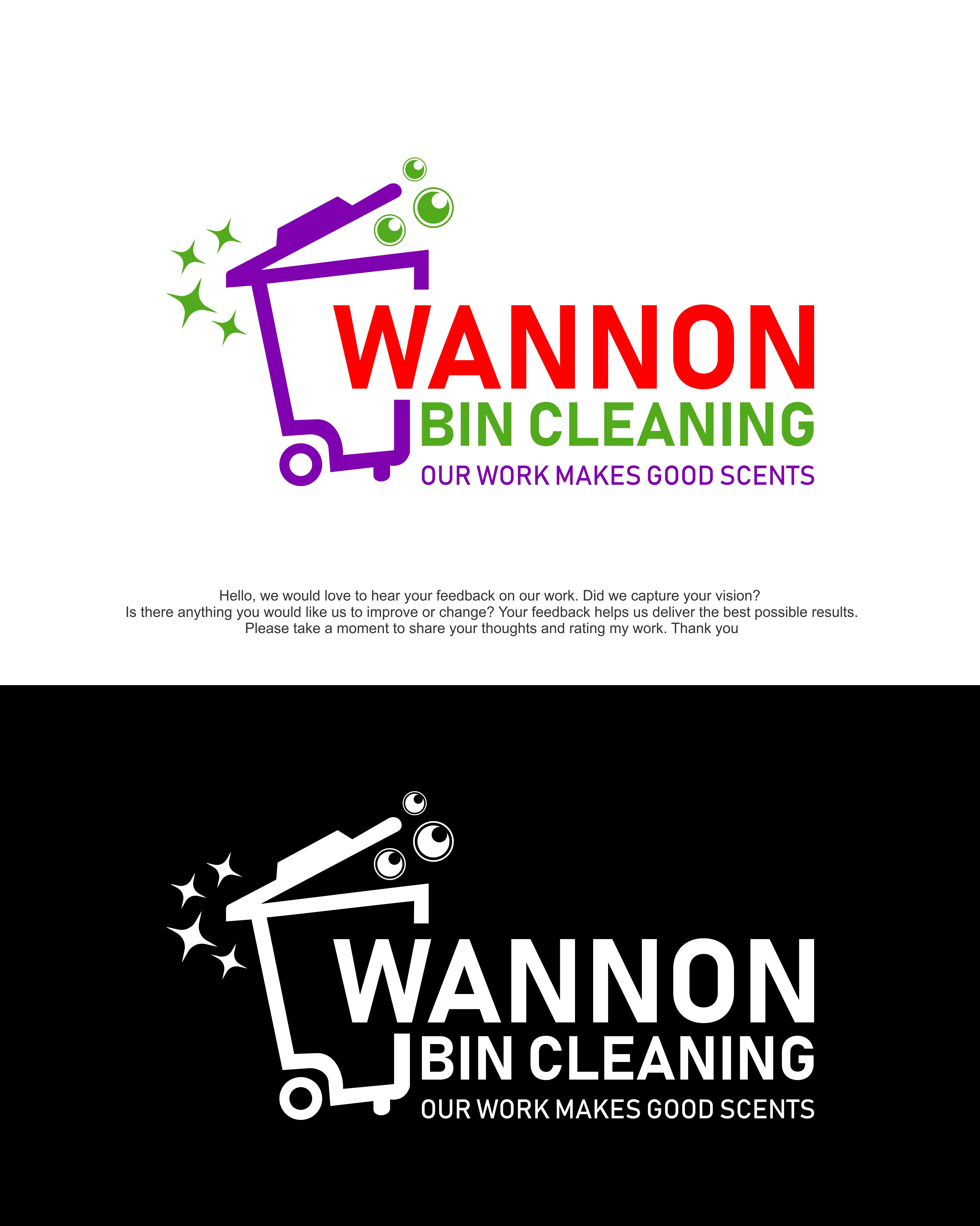 Logo Design by SR Graphics G for Wannon Bin Cleaning  | Design #35248579