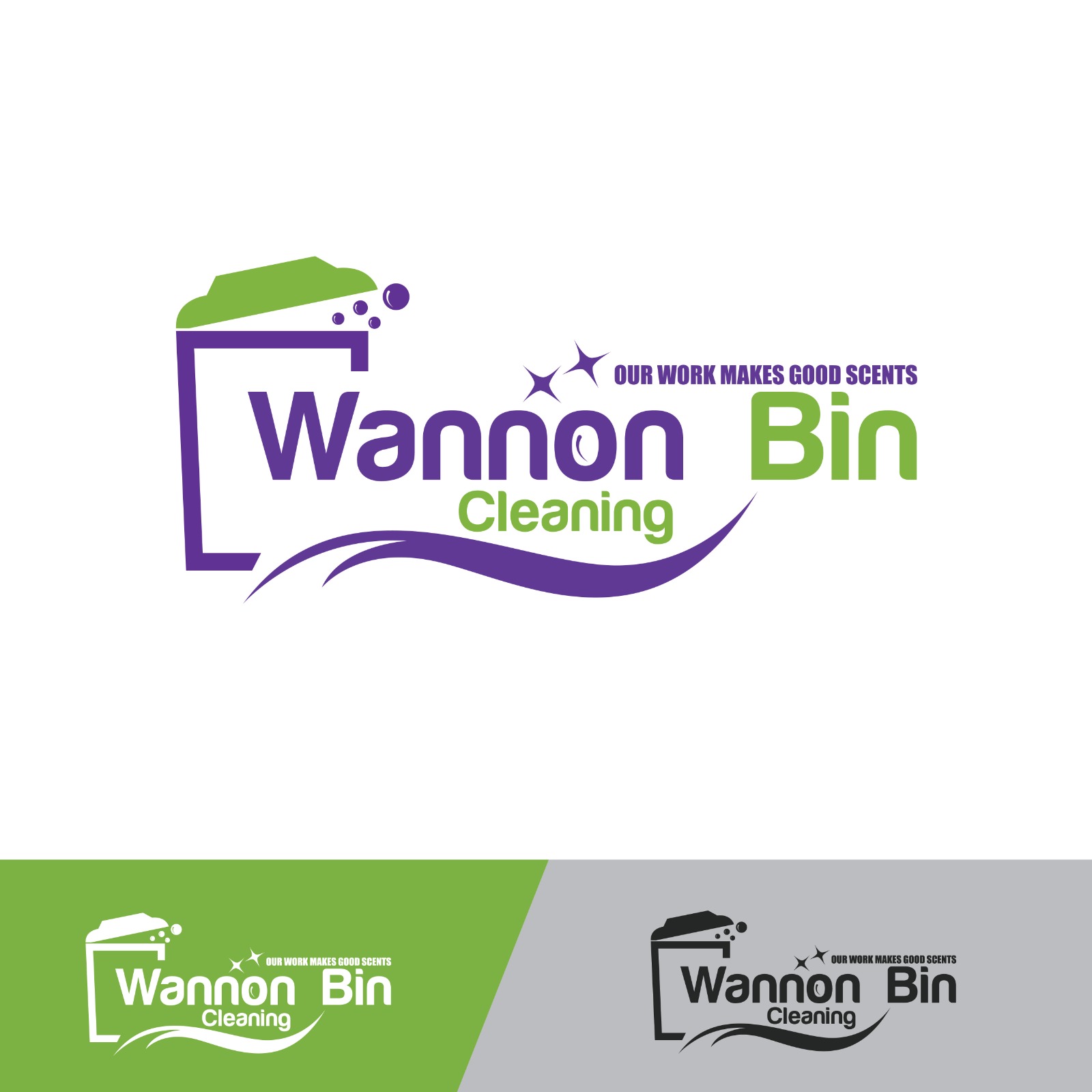 Diseño de Logo por Design topper para Wannon Bin Cleaning  | Diseño #35250421
