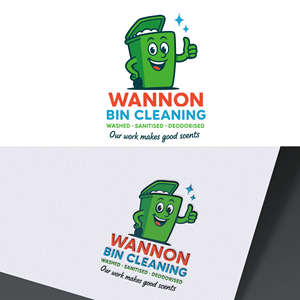 Diseño de Logo por grafixbro para Wannon Bin Cleaning  | Diseño: #35248585