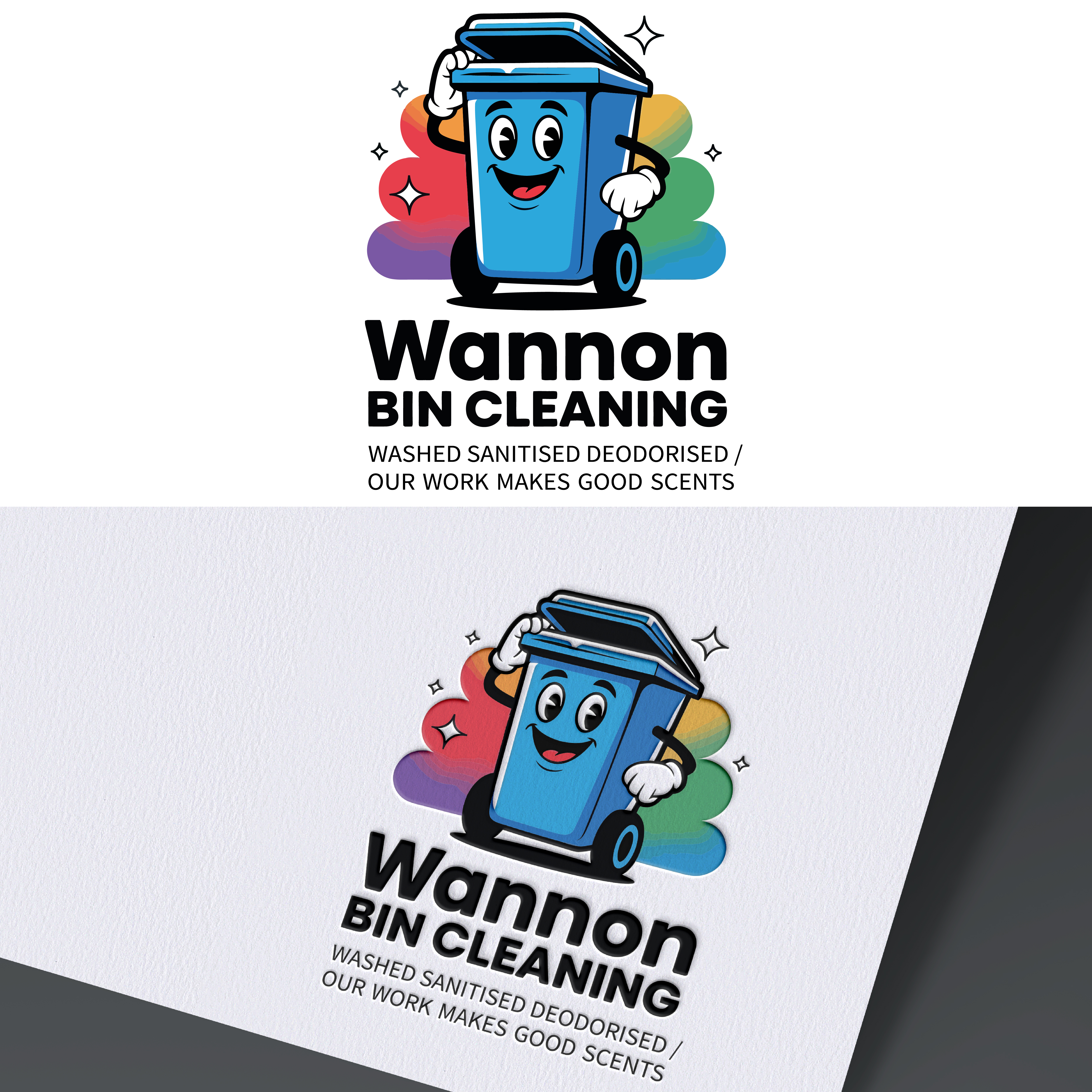 Diseño de Logo por grafixbro para Wannon Bin Cleaning  | Diseño #35248589