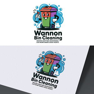 Logo Design by grafixbro for Wannon Bin Cleaning  | Design: #35248591