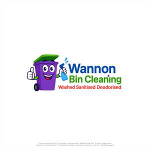 Logo Design by win it for Wannon Bin Cleaning  | Design: #35240836