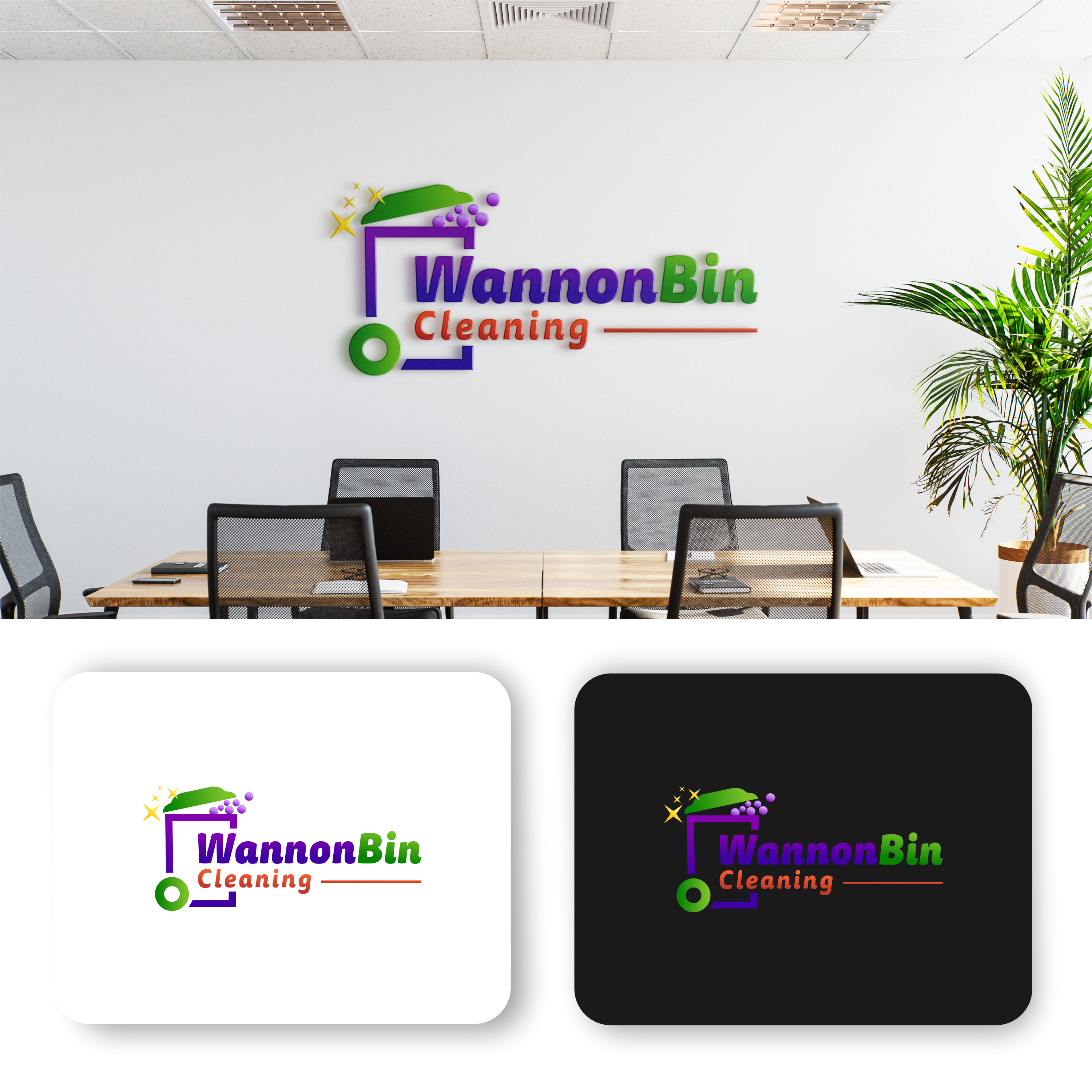 Logo-Design von ArtAND_Studio für Wannon Bin Cleaning  | Design #35241210