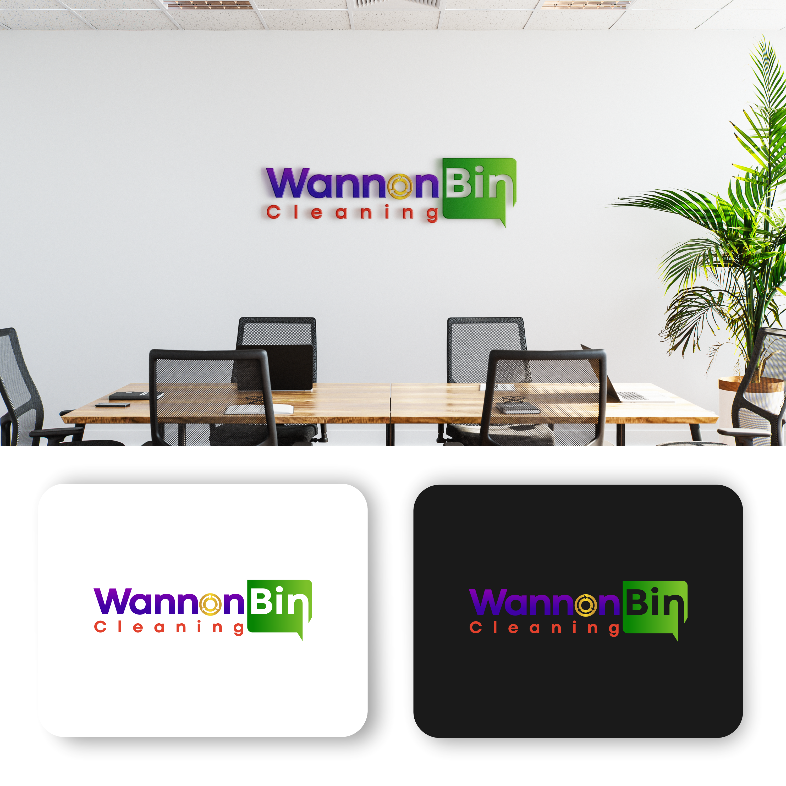 Logo-Design von ArtAND_Studio für Wannon Bin Cleaning  | Design #35241212