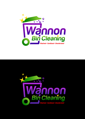 Logo Design by graphdul for Wannon Bin Cleaning  | Design: #35240512