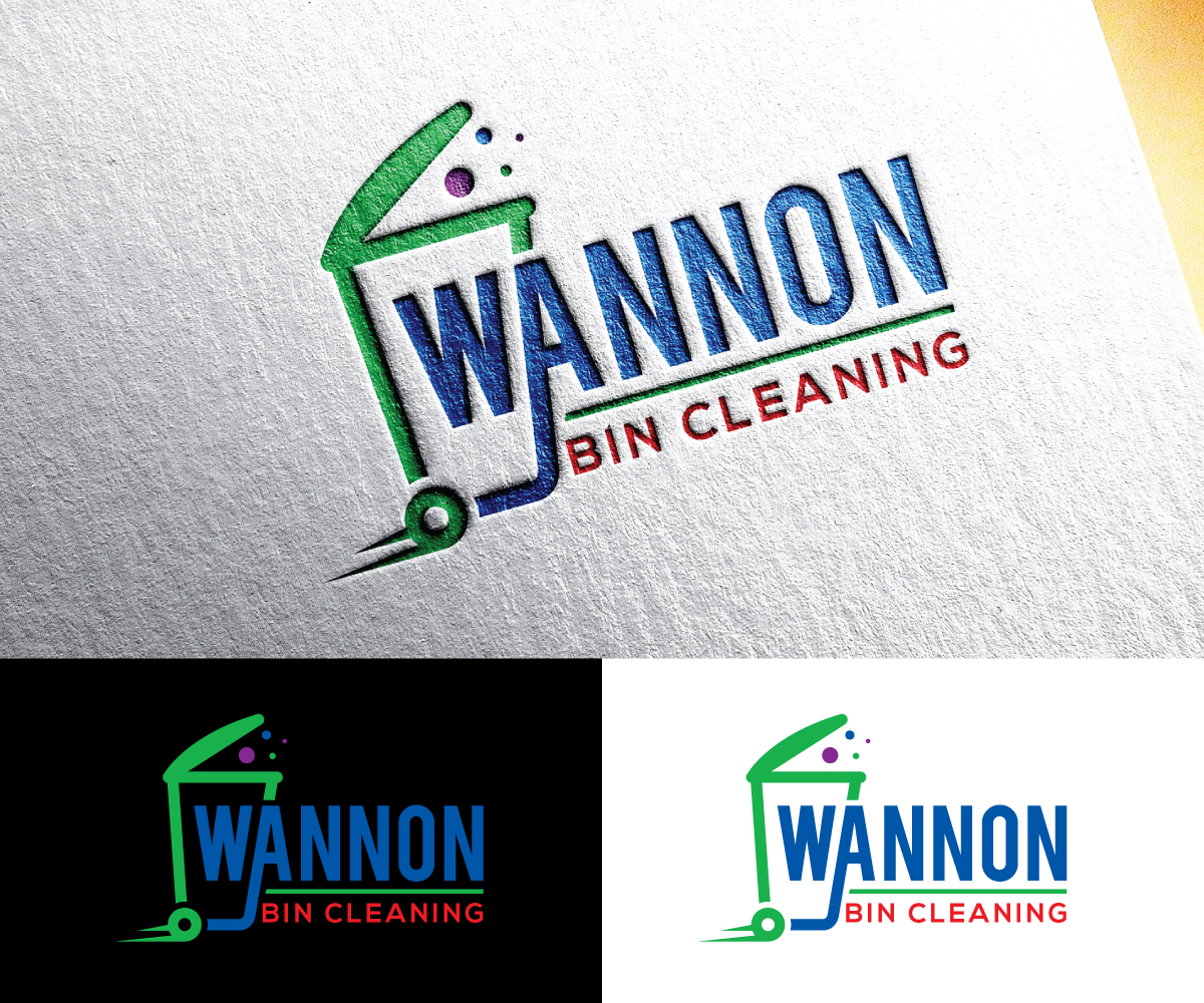 Diseño de Logo por step forward 2 para Wannon Bin Cleaning  | Diseño #35245985