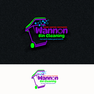 Logo Design by teddy_sign for Wannon Bin Cleaning  | Design: #35253090