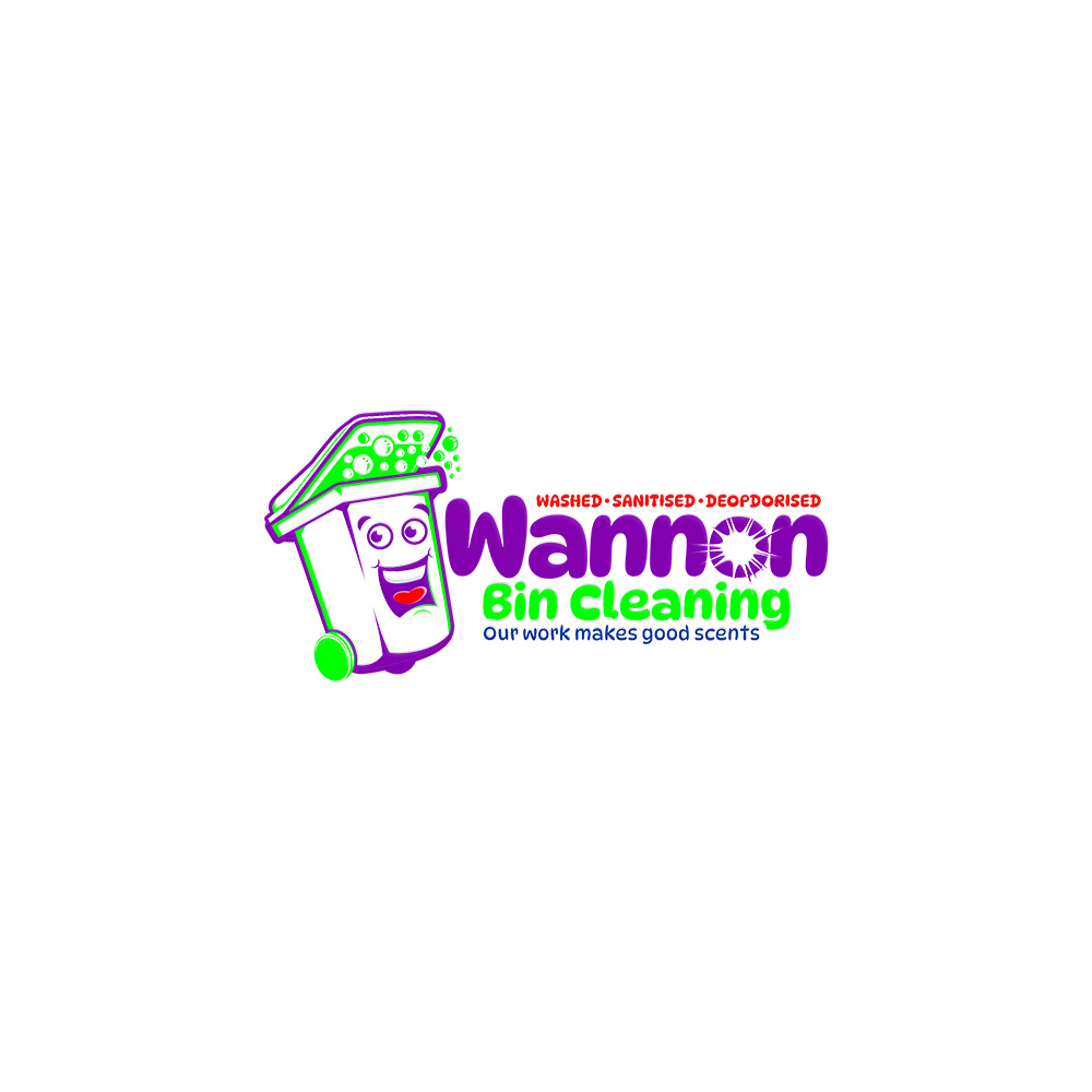 Logo Design by teddy_sign for Wannon Bin Cleaning  | Design #35253262