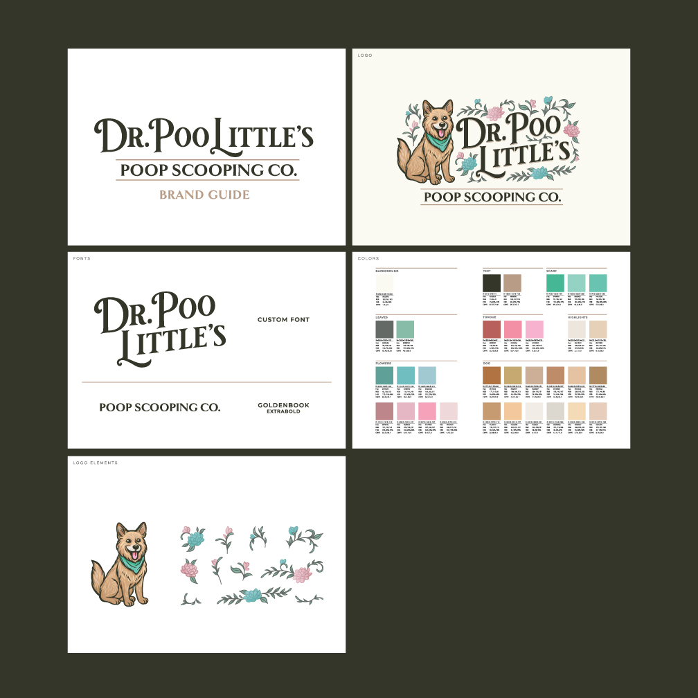 Grafik-Design von Franabanana für Dr. Poo Little's Poop Scooping Co. | Design #35245872