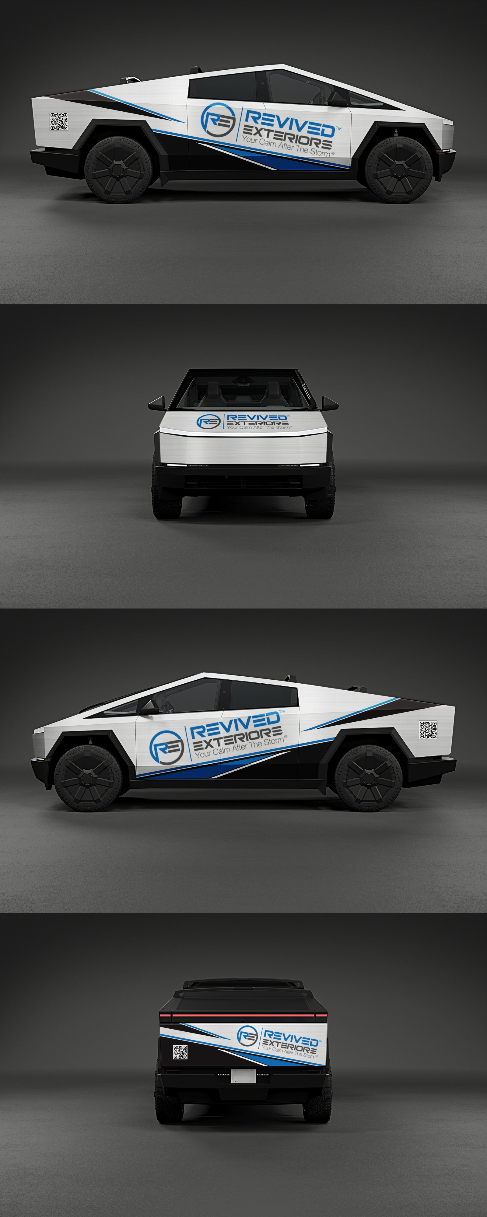 Diseño de Rotulación de Vehículo por ANGGI MAULANA PRAKOSO para Revived Exteriors, Inc. | Diseño #35246689