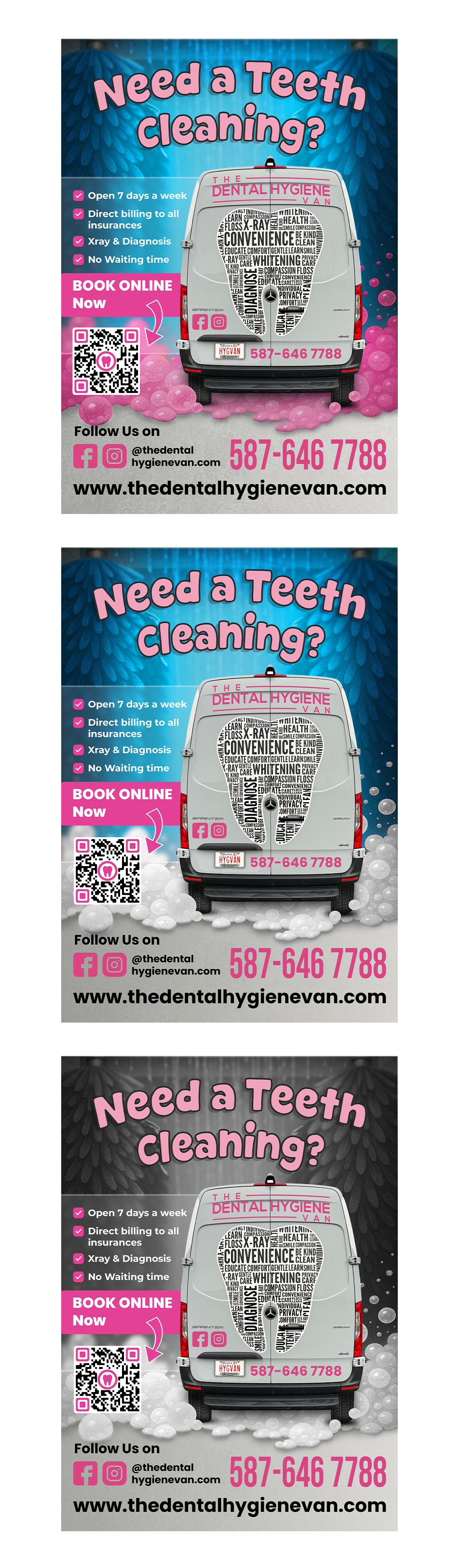 Billboard Design by Mohamed Javid for The Dental Hygiene Van Inc. | Design #35273532