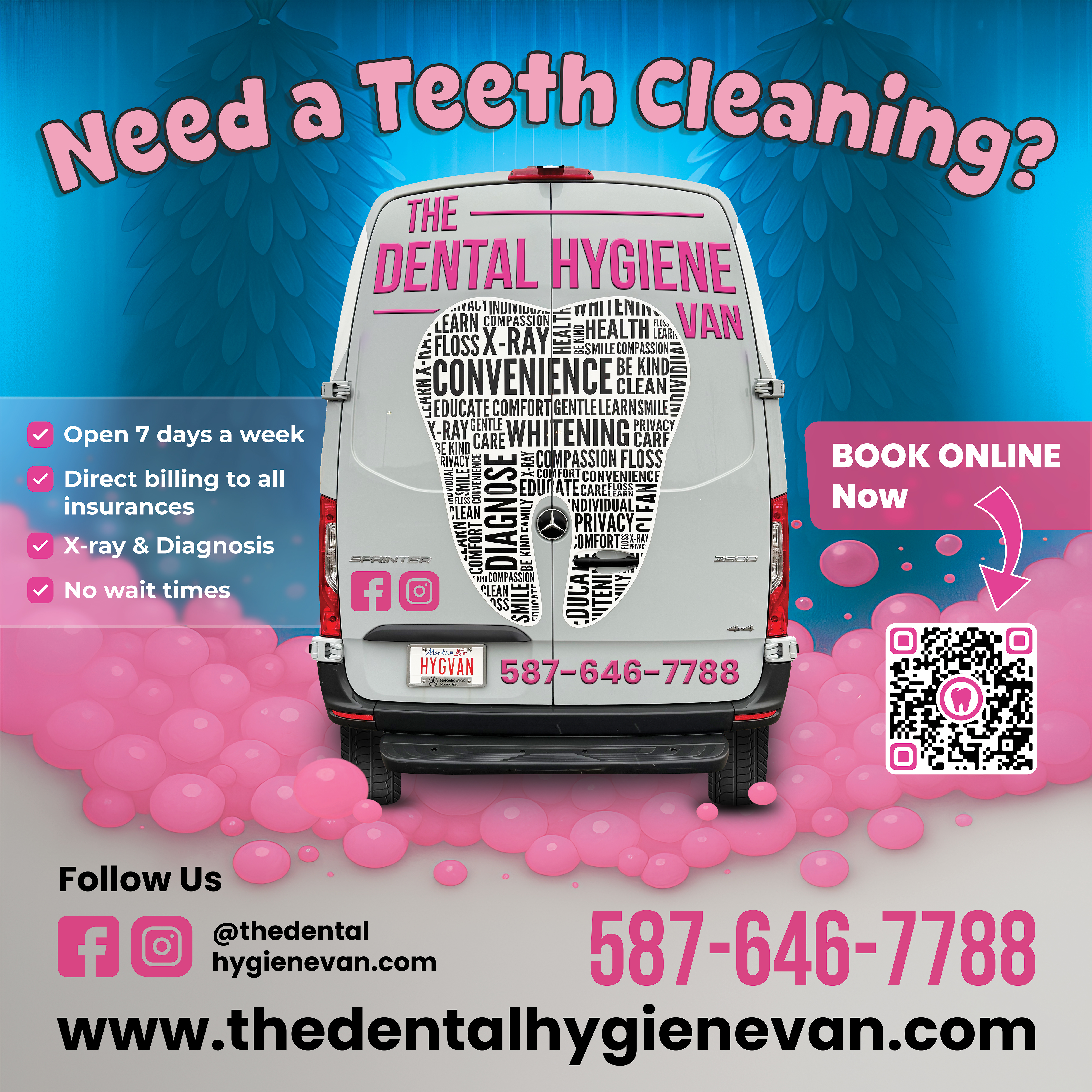 Billboard Design by Mohamed Javid for The Dental Hygiene Van Inc. | Design #35299336