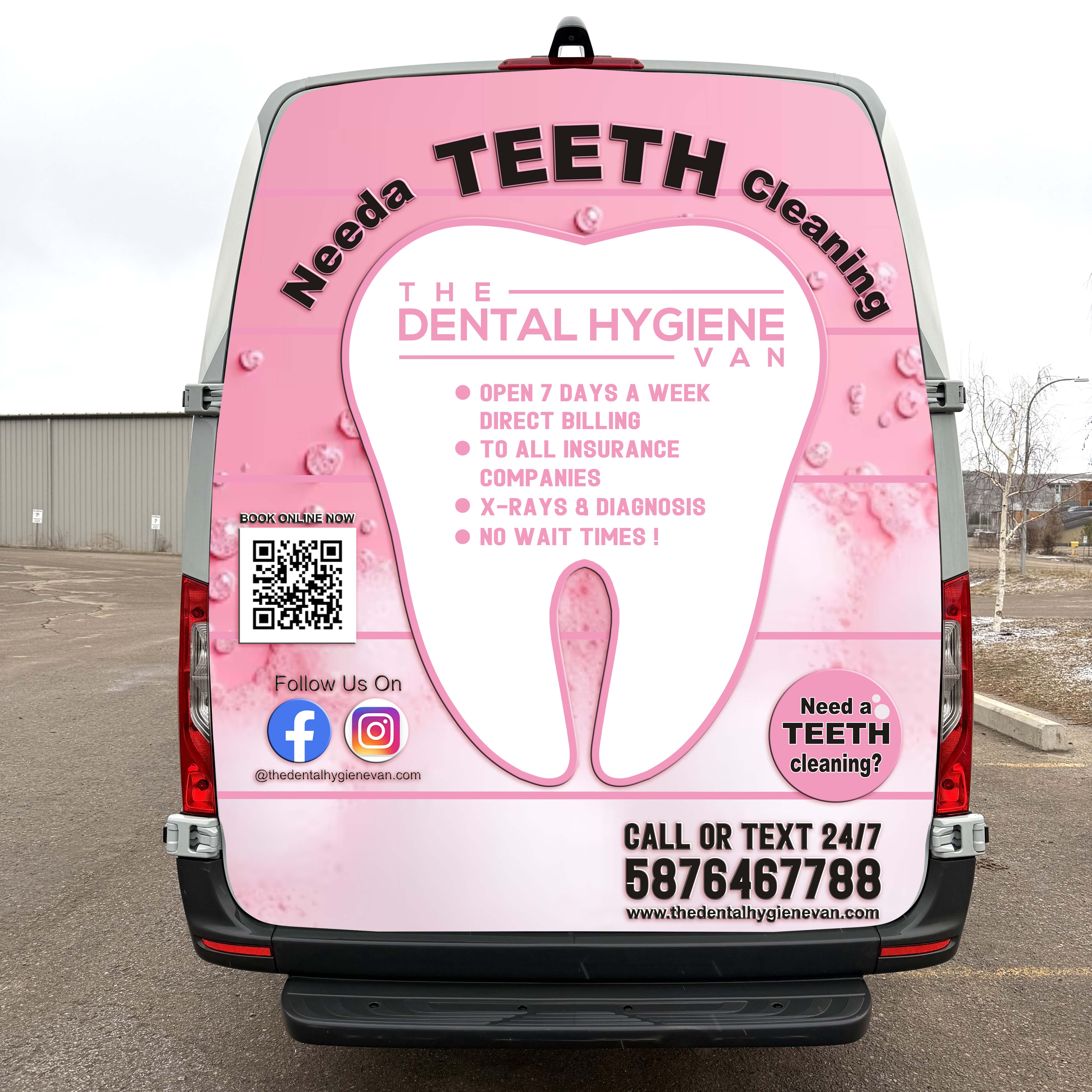 Billboard Design by All art for The Dental Hygiene Van Inc. | Design #35250047