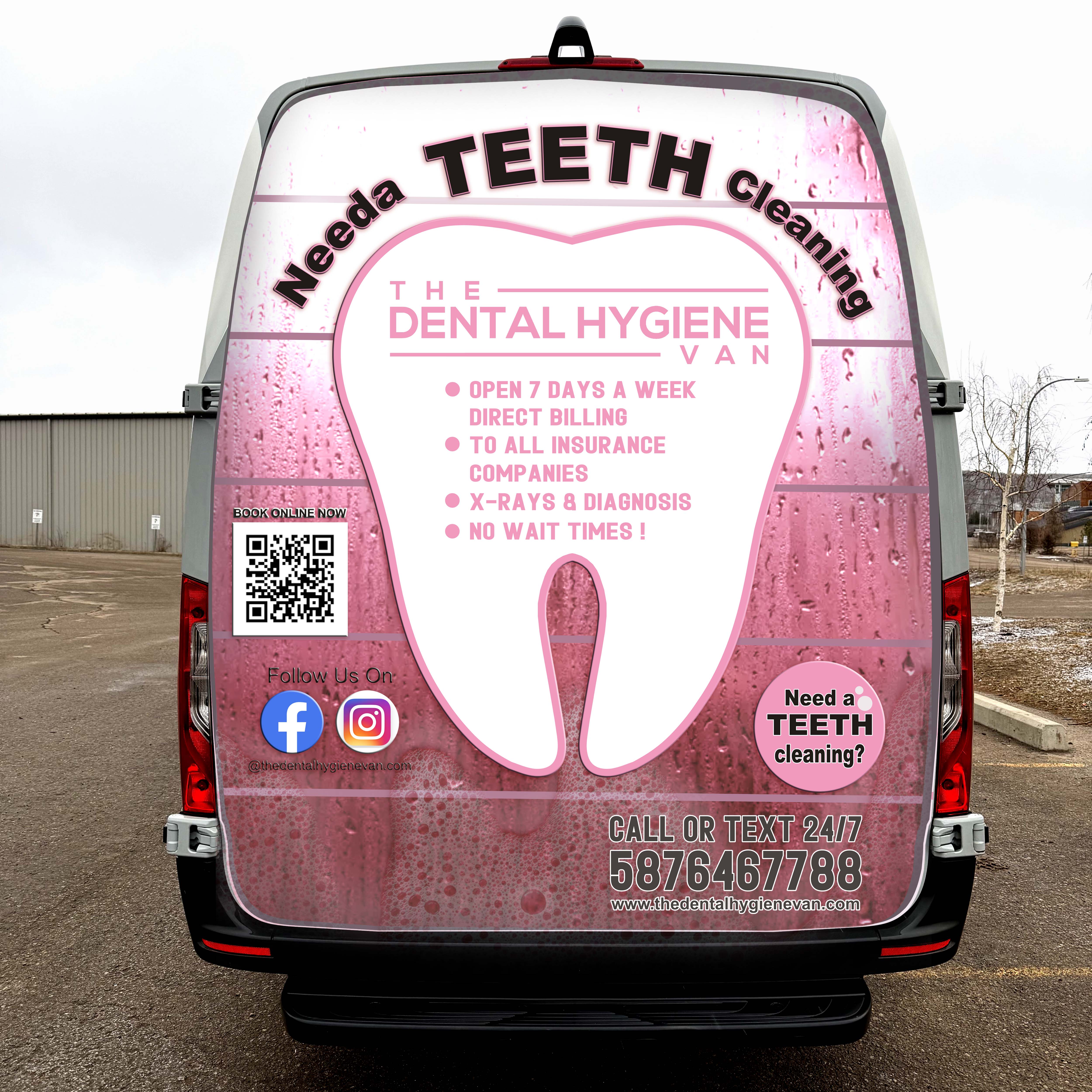 Billboard Design by All art for The Dental Hygiene Van Inc. | Design #35250448