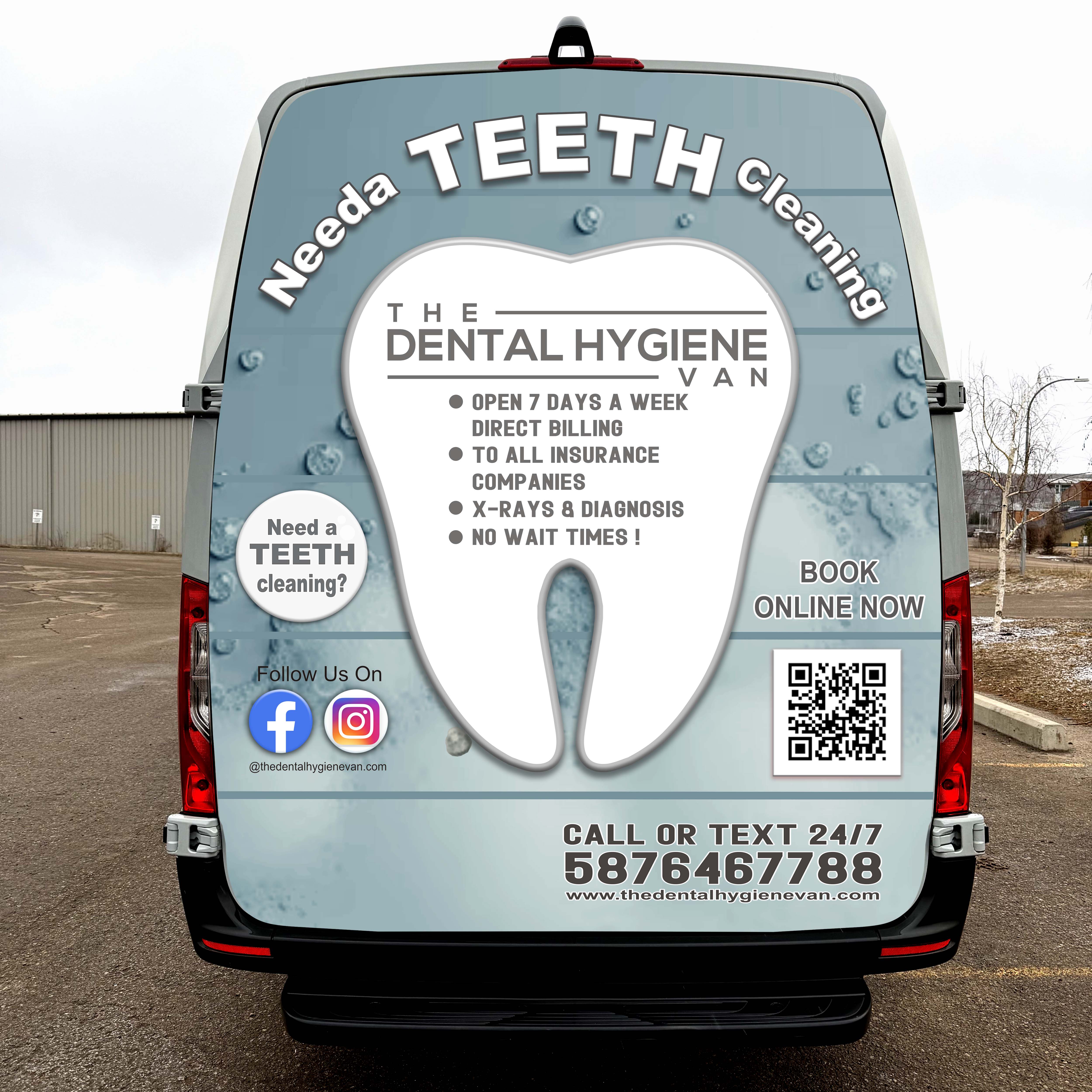 Billboard Design by All art for The Dental Hygiene Van Inc. | Design #35254209