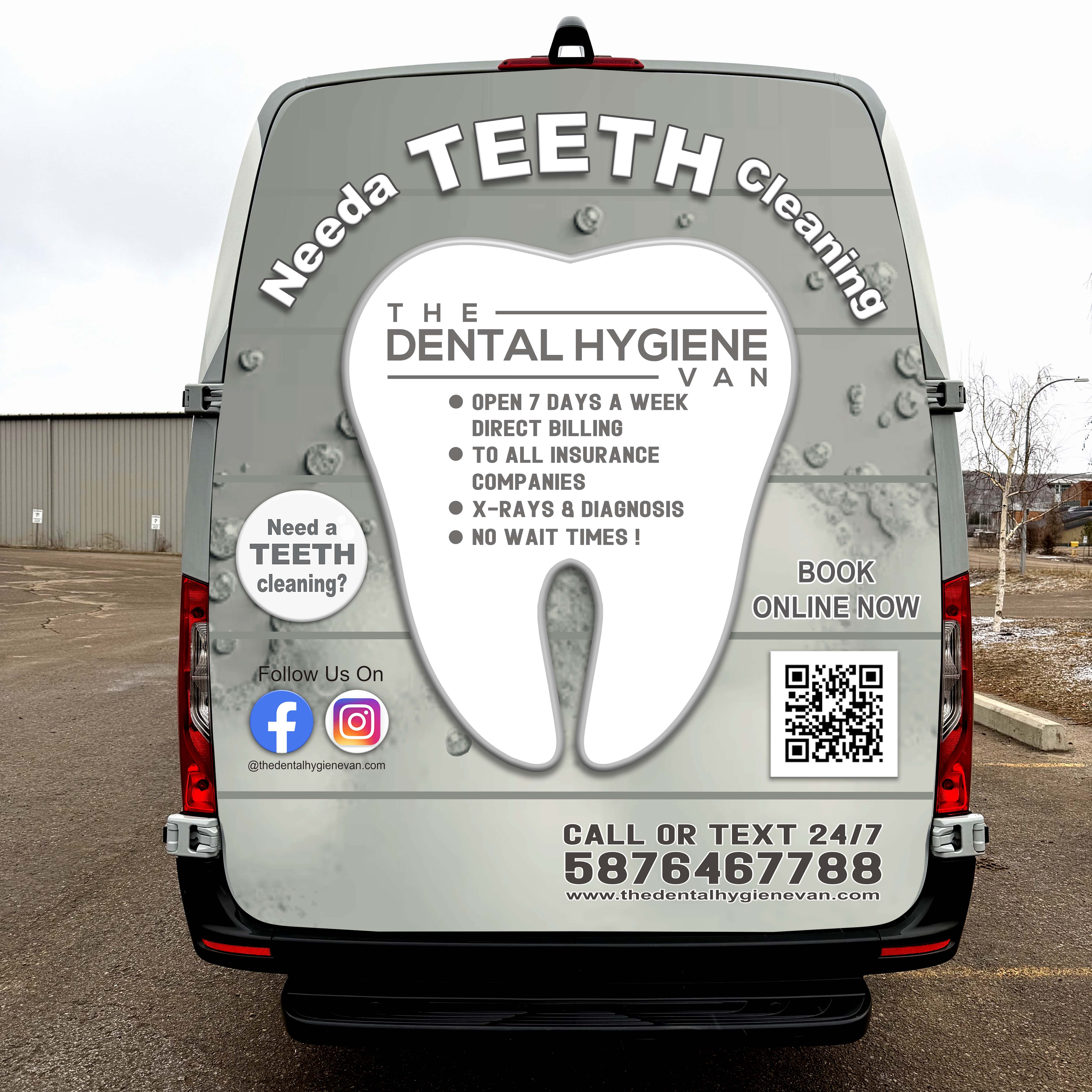 Billboard Design by All art for The Dental Hygiene Van Inc. | Design #35254214