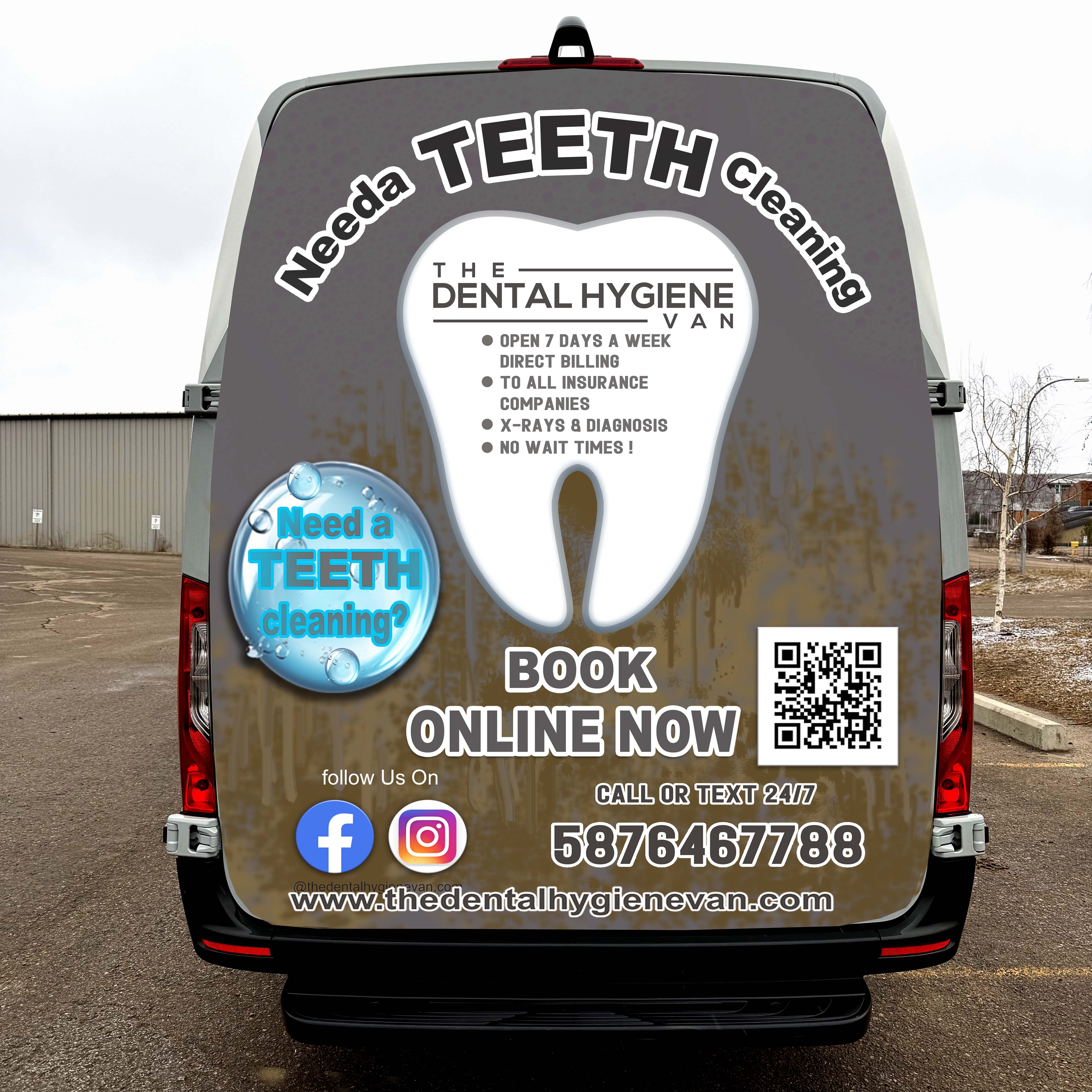 Billboard Design by All art for The Dental Hygiene Van Inc. | Design #35265411