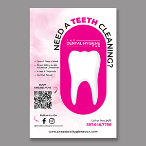 Diseño de Cartelera por YourLogoMaster para The Dental Hygiene Van Inc. | Diseño: #35255730