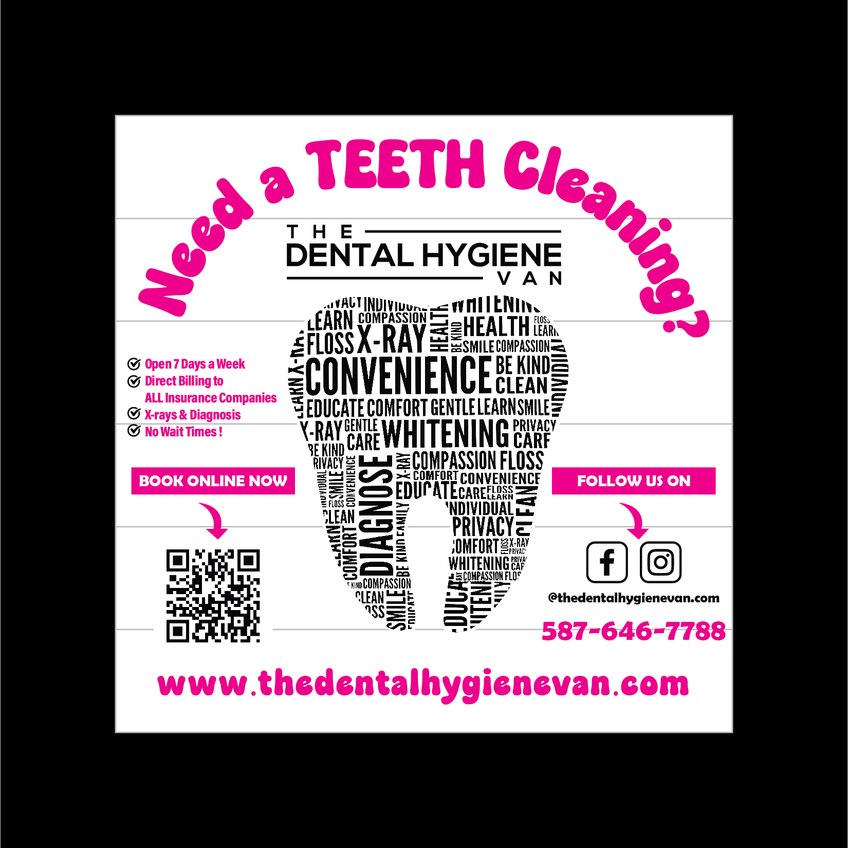 Billboard Design by abdul700 for The Dental Hygiene Van Inc. | Design #35290847