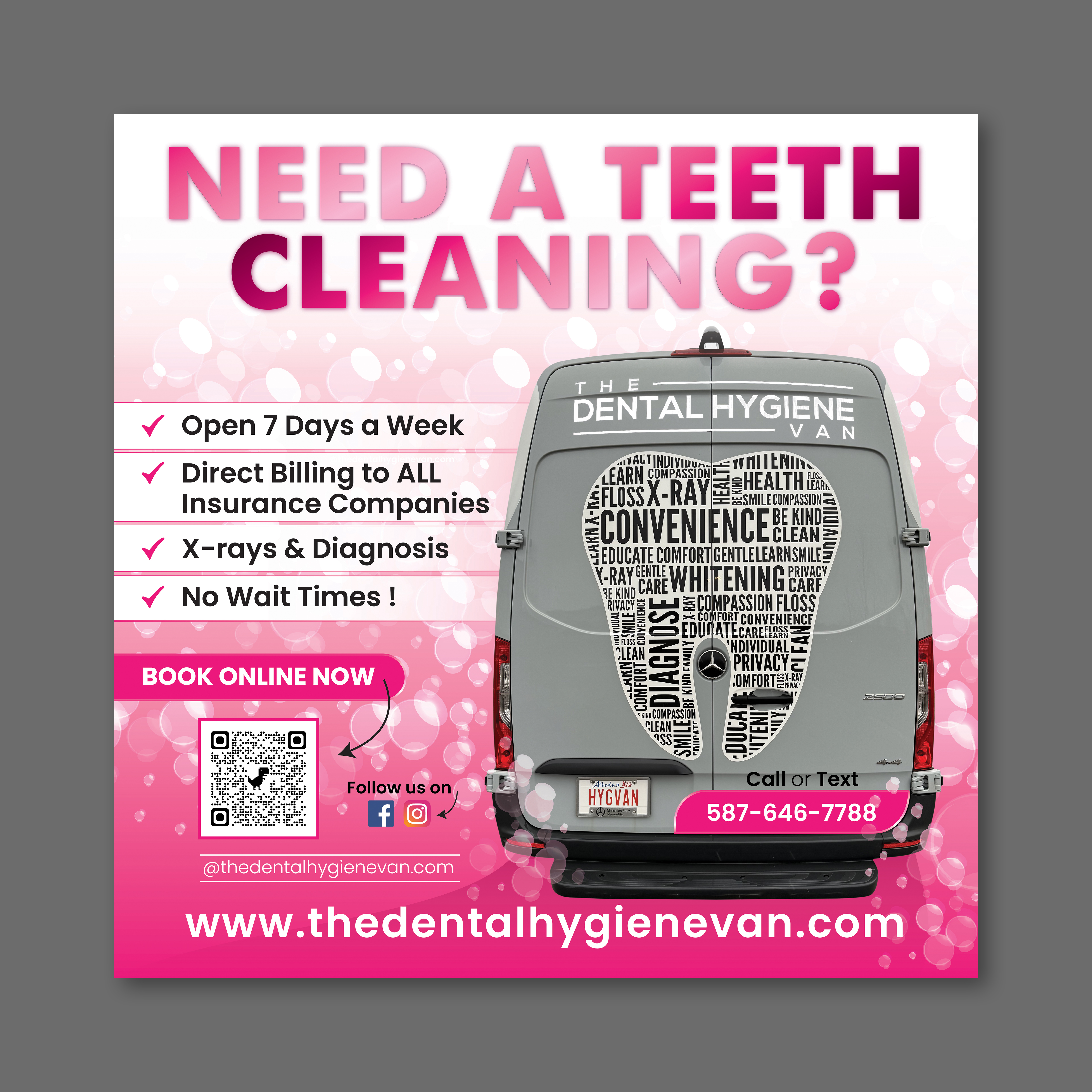 Design de Panneau par Impressive Designs pour The Dental Hygiene Van Inc. | Design #35268413