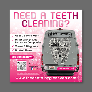 Diseño de Cartelera por Impressive Designs para The Dental Hygiene Van Inc. | Diseño: #35268414