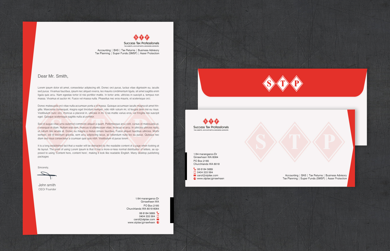 Stationery Design by chandrayaan.creative for Success Tax Professionals (Girrawheen) | Design #35255642