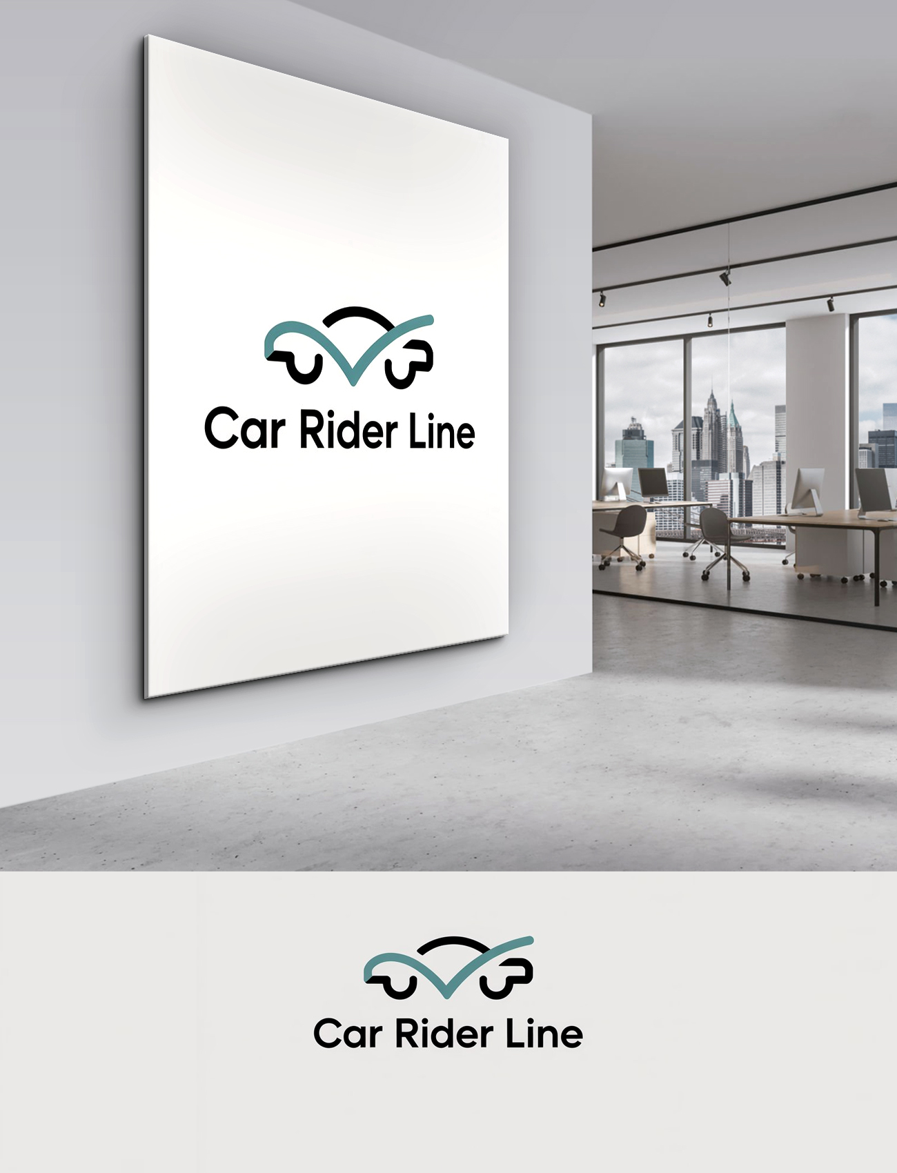 Car Rider Signage Logo Design for Car Rider Line by Fiona sky1 | Design #35255177
