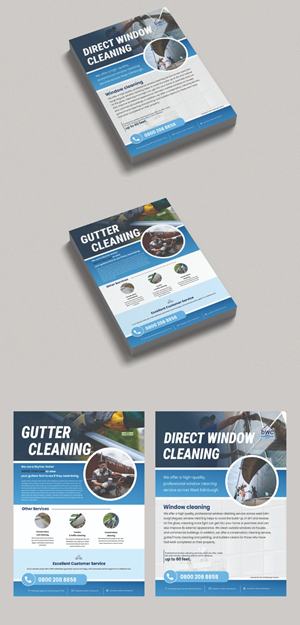 Flyer Design by Design Motion for Direct Window Cleaning | Design: #35264528