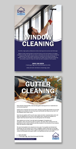 Flyer Design by YourLogoMaster for Direct Window Cleaning | Design: #35266016