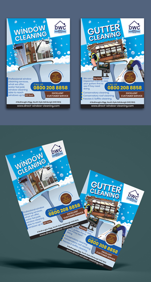 Flyer Design by Global tech for Direct Window Cleaning | Design: #35263707