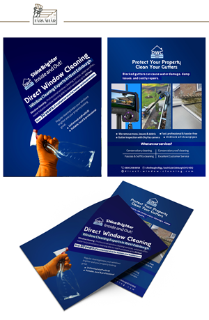 Flyer Design by Farvahar Design Studio for Direct Window Cleaning | Design: #35289530