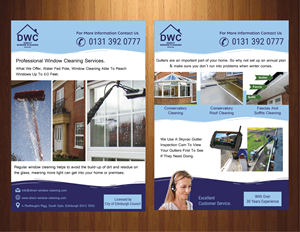 Flyer Design by HarmiDesigning for Direct Window Cleaning | Design: #35253491
