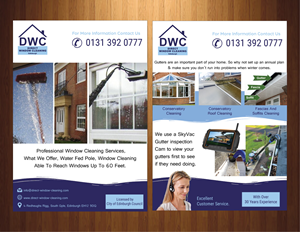 Flyer Design by HarmiDesigning for Direct Window Cleaning | Design: #35253493