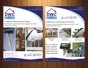 Flyer Design by HarmiDesigning for Direct Window Cleaning | Design: #35253495