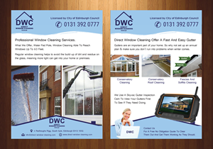 Flyer Design by HarmiDesigning for Direct Window Cleaning | Design: #35255757