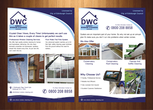 Flyer Design by HarmiDesigning for Direct Window Cleaning | Design: #35268638
