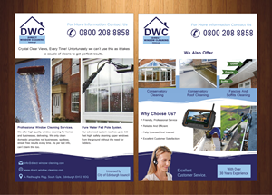 Flyer Design by HarmiDesigning for Direct Window Cleaning | Design: #35268639