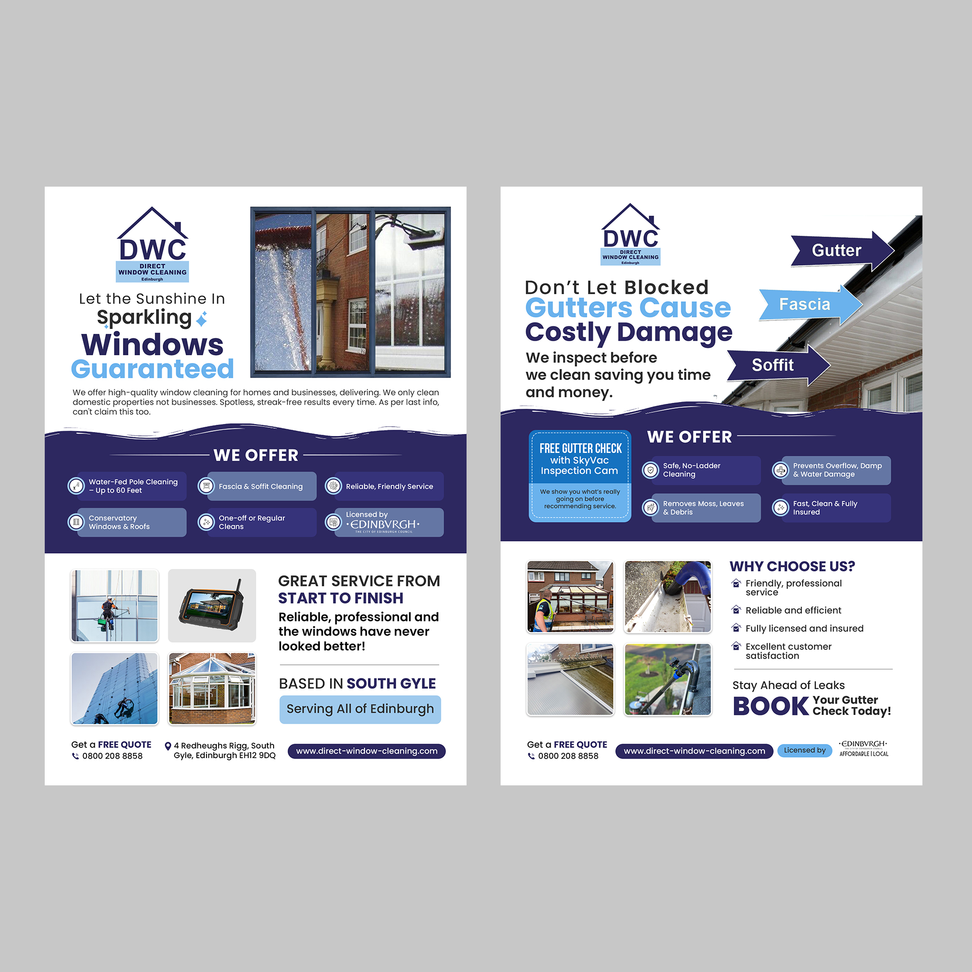 Flyer-Design von debdesign für Direct Window Cleaning | Design #35262046