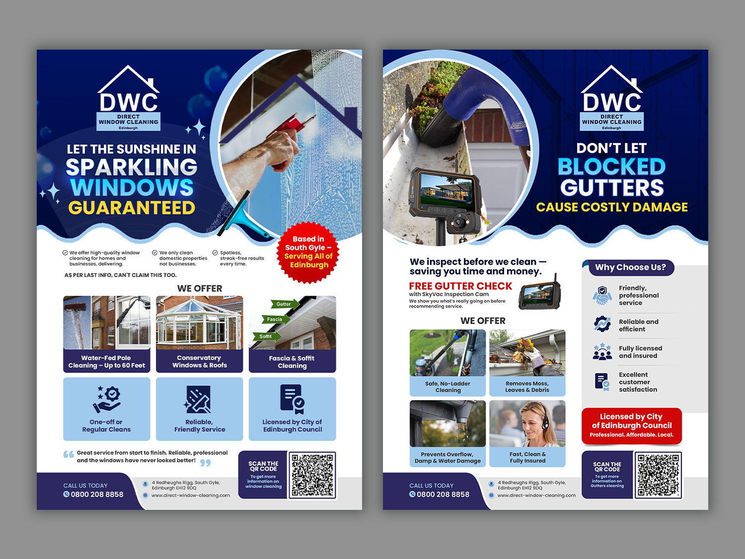 Flyer Design by debdesign for Direct Window Cleaning | Design #35262263