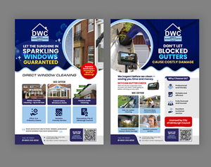 Flyer Design by debdesign for Direct Window Cleaning | Design: #35541619