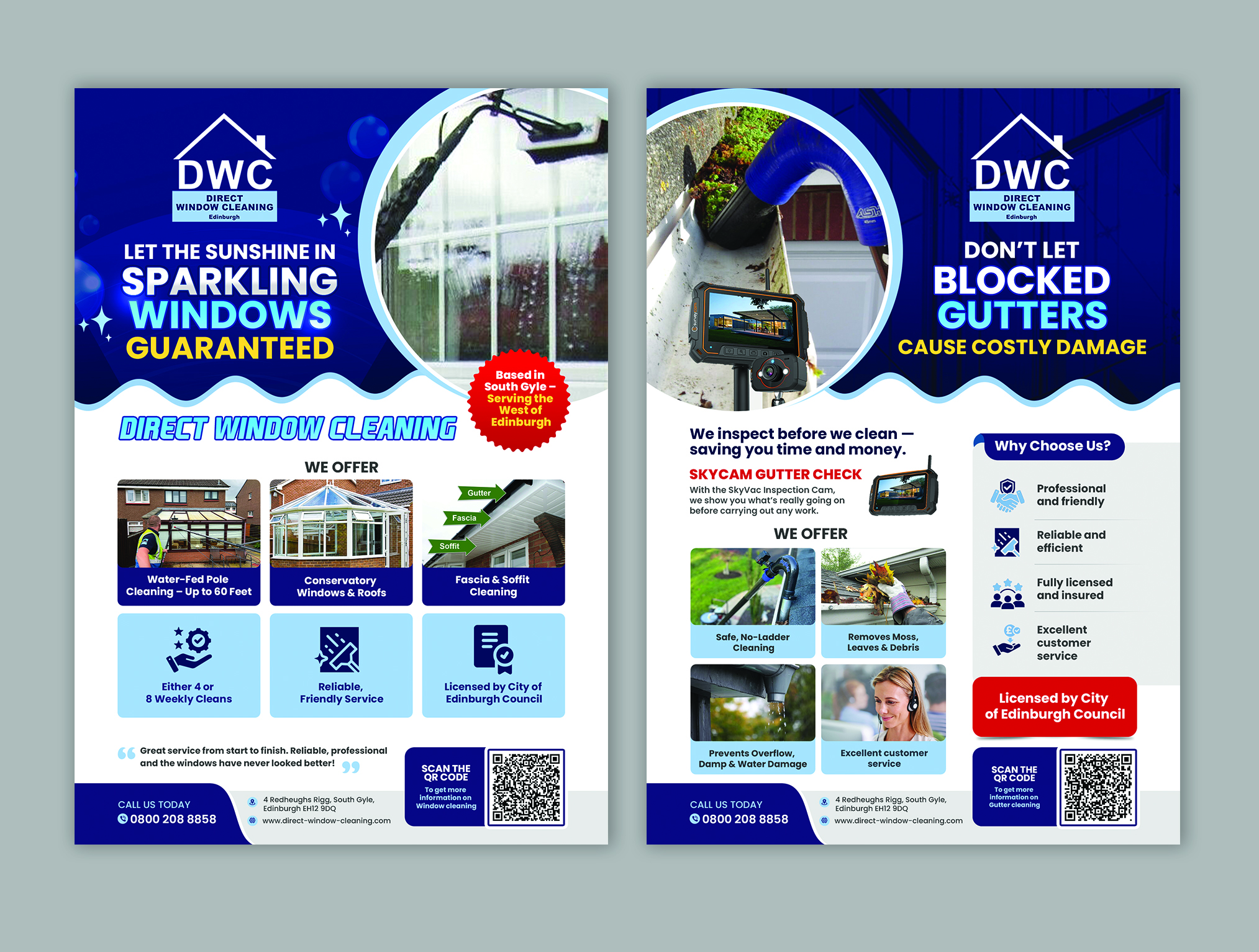 Flyer Design by debdesign for Direct Window Cleaning | Design #35548688