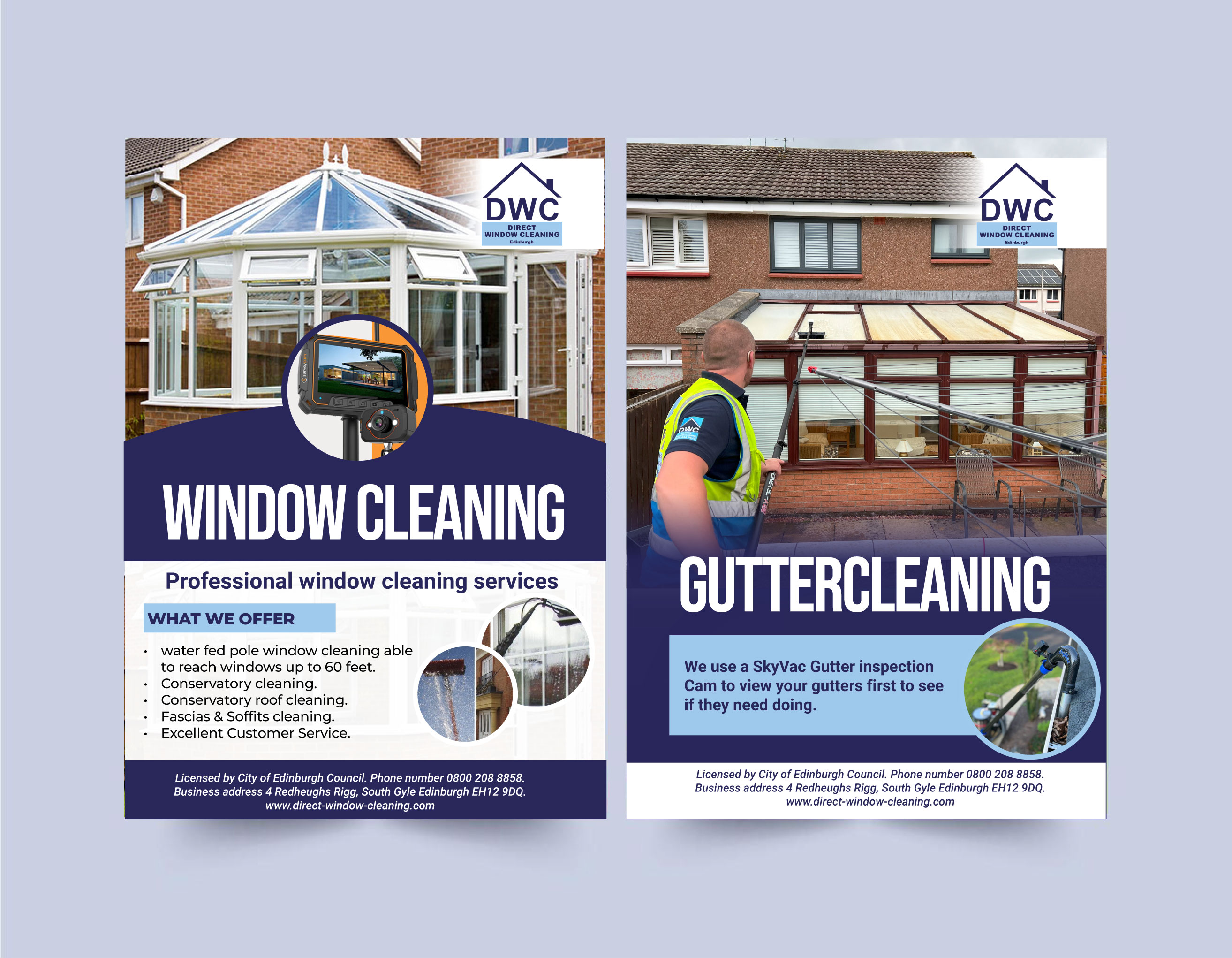 Flyer Design by angelonyamu for Direct Window Cleaning | Design #35276994