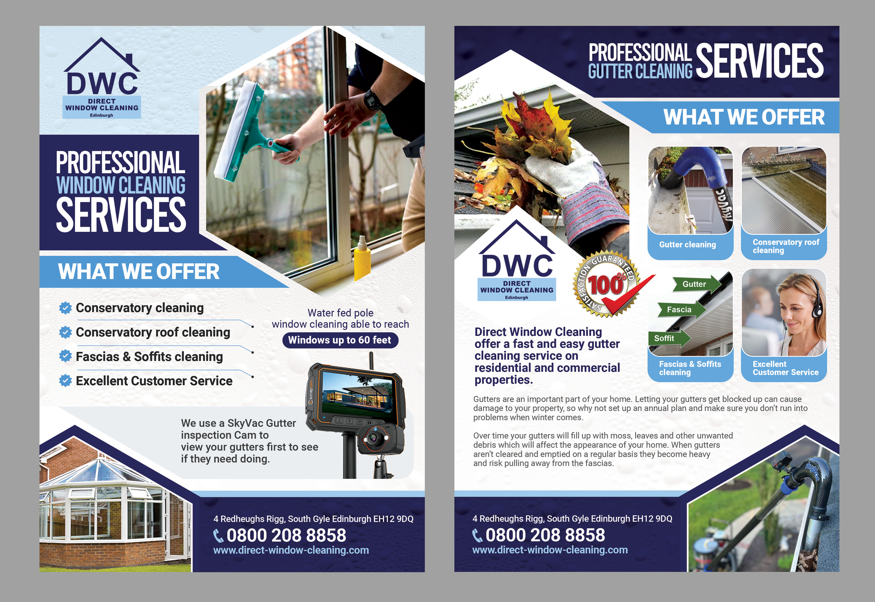 Flyer-Design von Stan$oul für Direct Window Cleaning | Design #35254055