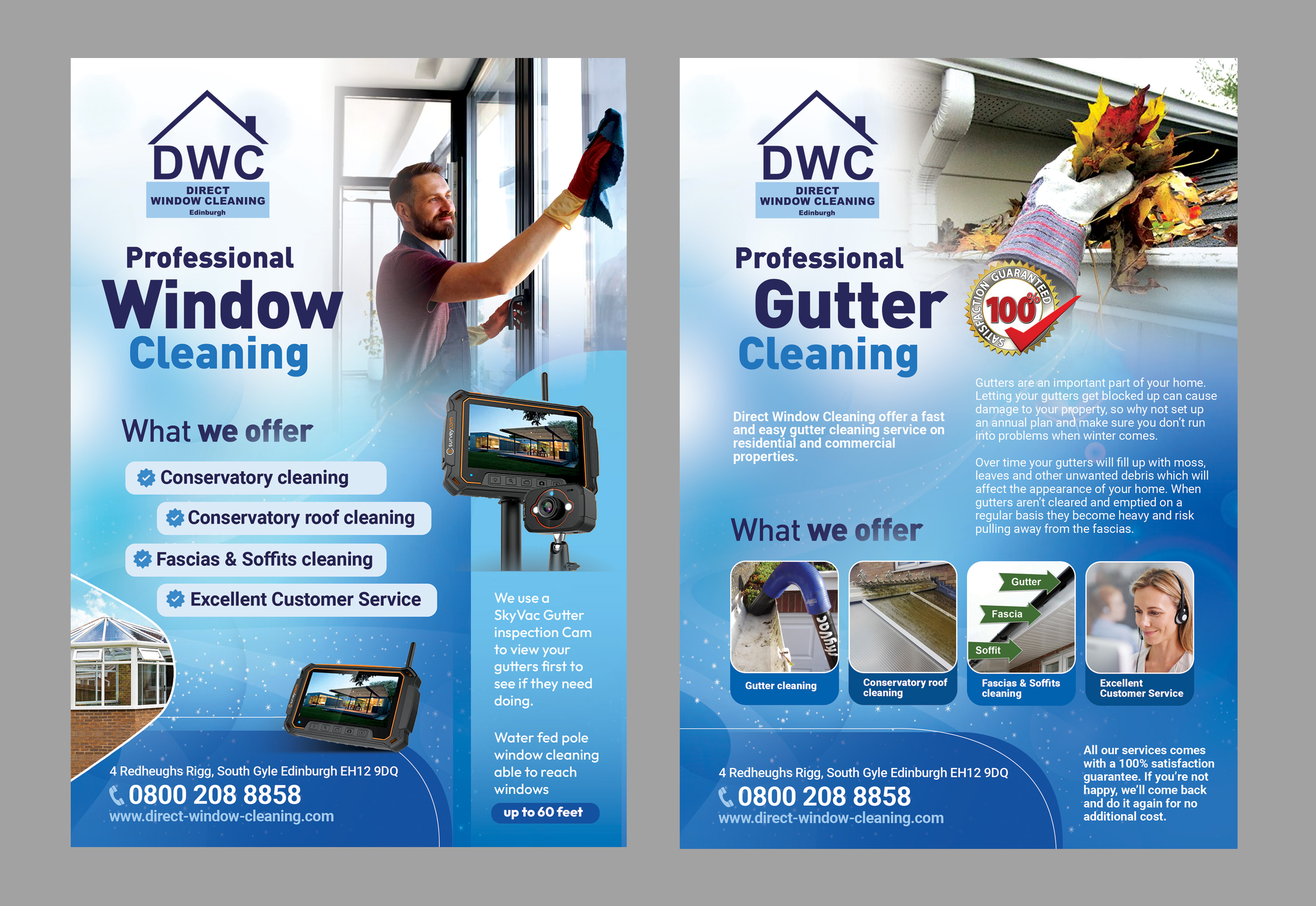 Flyer Design by Stan$oul for Direct Window Cleaning | Design #35254412