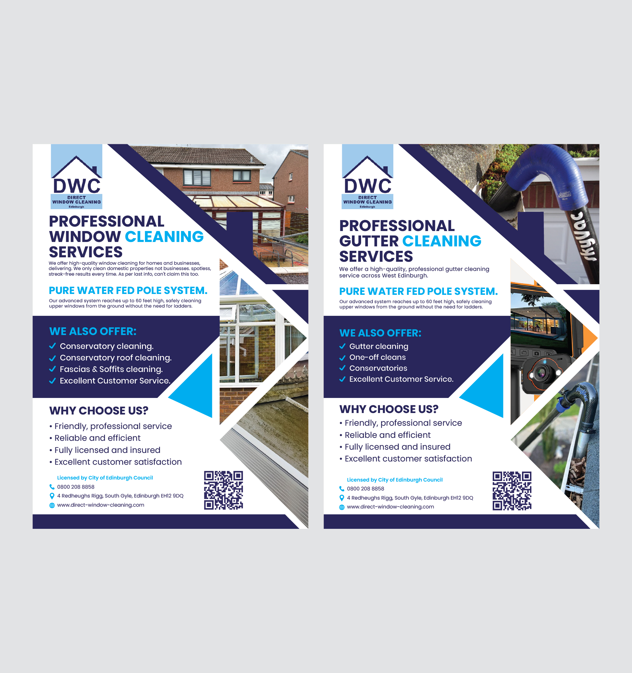 Flyer Design by Maxo-Biz for Direct Window Cleaning | Design #35256287